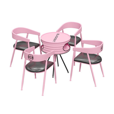 Ensemble de salle à manger rond 23,3 po Lukshya