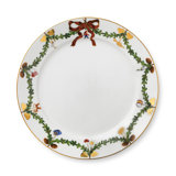 Star Fluted Christmas Royal Copenhagen 10.6299" Dinner Plate