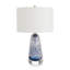 Sapphire Blue Art Glass Table Lamp