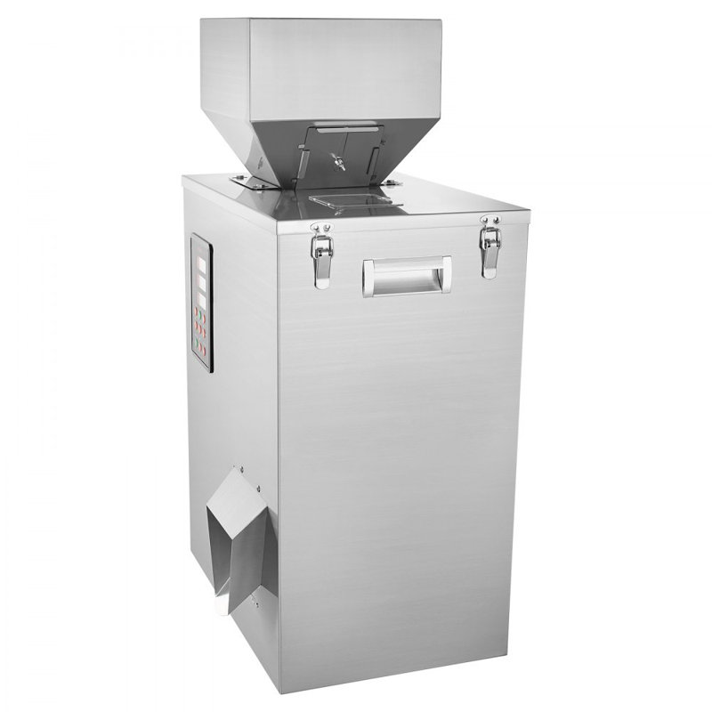 Powder Filling Machine, 0.022-1.1lbs/10-500g, Automatic Intelligent Particle Weighing Filling Machine, Bottle Bag Powder Filler Particle Dispenser for Tea Seeds Grains Powder Flour Beans Glitter