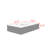 Modern minimalist rectangular coffee table