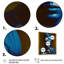 Eliades Avant Garde, modèle en or et bleu rétro VI sur toile-2067502152-2067502195