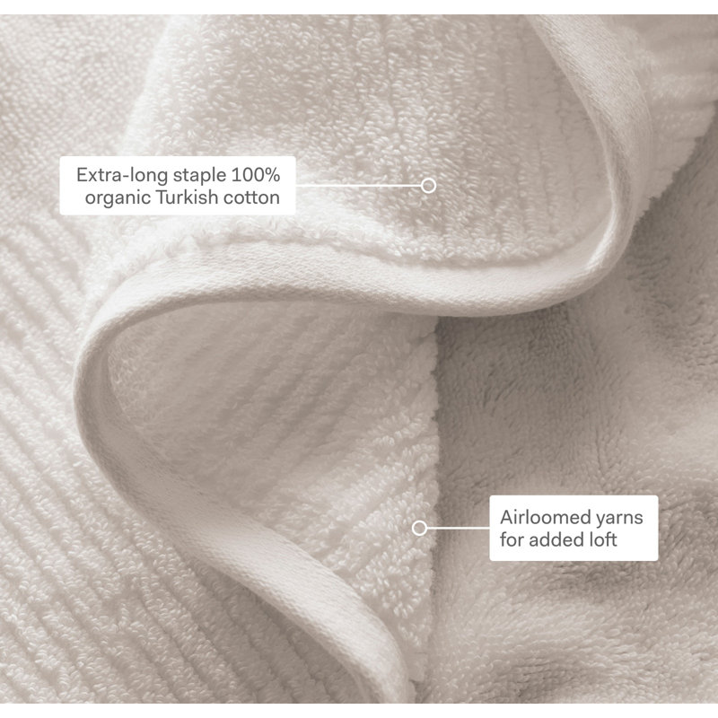 Turkish Ultra Plush, White, Bath Towel - 1 Pack