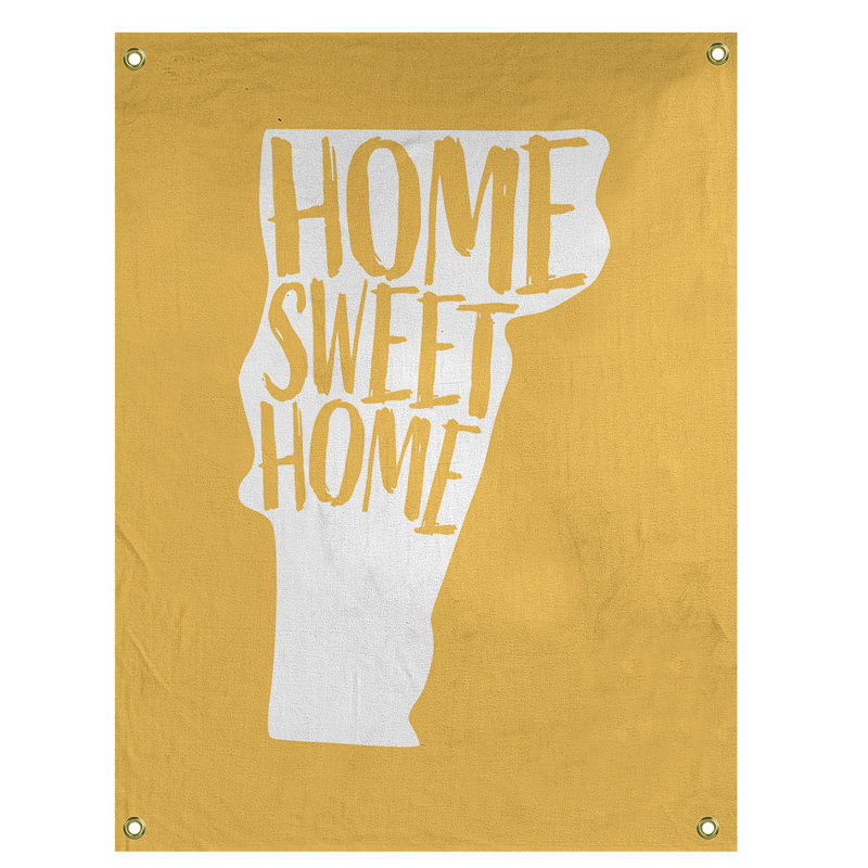 Tapisserie murale vermont doux pour la maison, H 36 po x l 26 po, Jaune