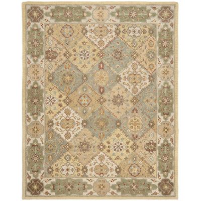 Tapis multicolore en laine touffeté à la main Cranmore
