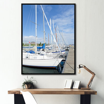 Voilier, photo IV sur toile