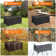 Large Garden Furniture Set Cover with Cord and Straps 242 x 162 x 100 cm