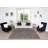 5.7x8.6 Ft Contemporary Turkish Area Rug Over-Dyed in Gray, Handmade Carpet