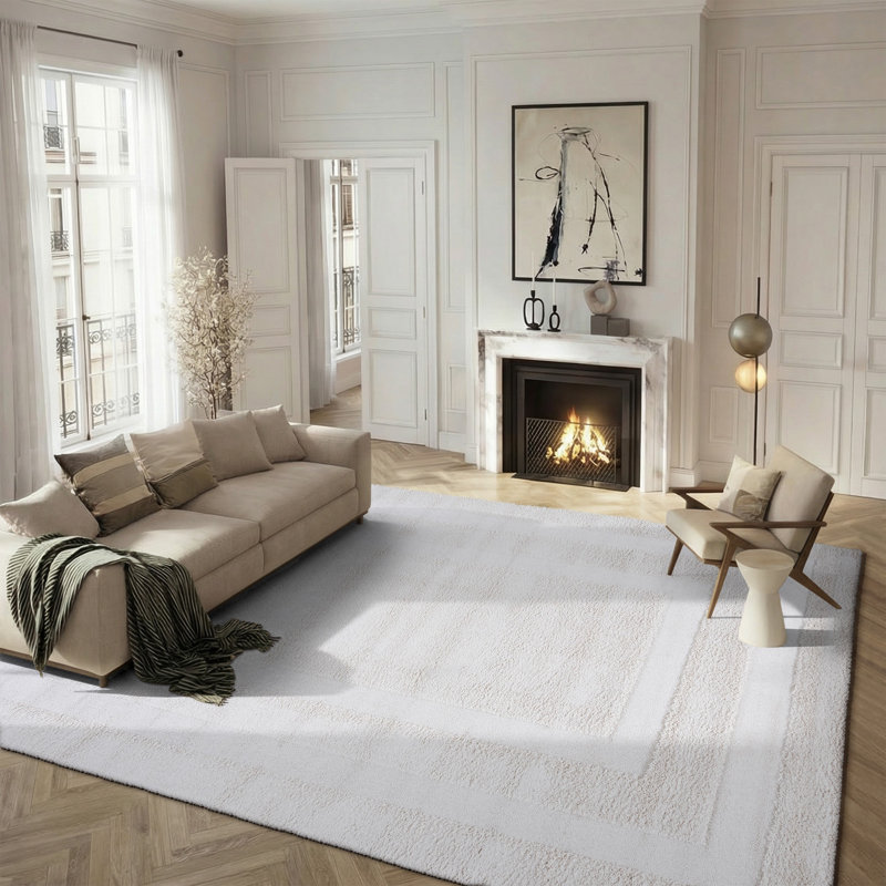 Drennen Florida Shag Performance Geometric Rug, Rectangle 8' x 10'