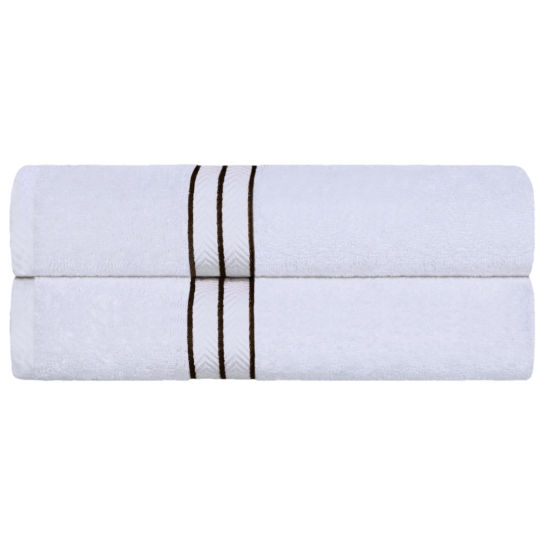 Josann Turkish Cotton Ultra-Plush Absorbent Heavyweight Bath Sheet Set (Set of 2) Latitude Run® 
