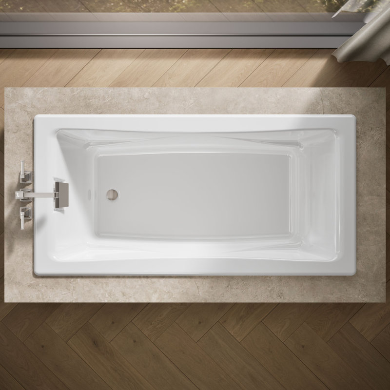 Tea-for-Two 72" x 36" Soaking Bathtub, Mexican Sand