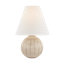 Capers Table Lamp in Aged Brass and Ceramic Ivory Petal by Cortney Bishop