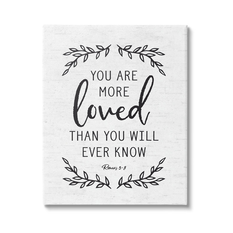 «You are Lived» par Lettrage et doublure - impression sur toile tendue, H 20 po x l 16 po x P 1,5 po