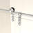 Frameless Sliding Bathtub Door, Tub Shower Door, 5/16" (8Mm) Clear Tempered Glass, Stainless Steel Frame,Brushed Nickel-121059940