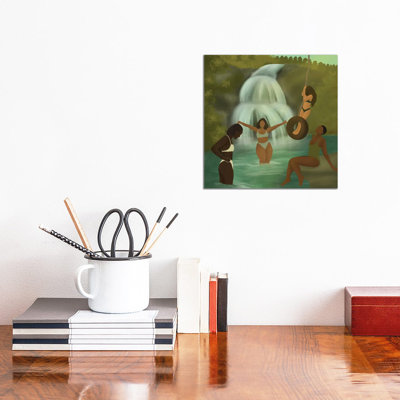 Green 1 Piece Wall Art on Canvas