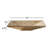 LITTLE TREE 13'' Beige/Tan/Brown/Natural Stone Rectangular Bathroom Sink