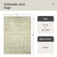 Tapis lavable à rayures rétro antidérapant (beige)-471381060-490636191