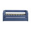 Lit de jour moderne moderne avec lit gigogne en tissu texturé bleu-1376843316
