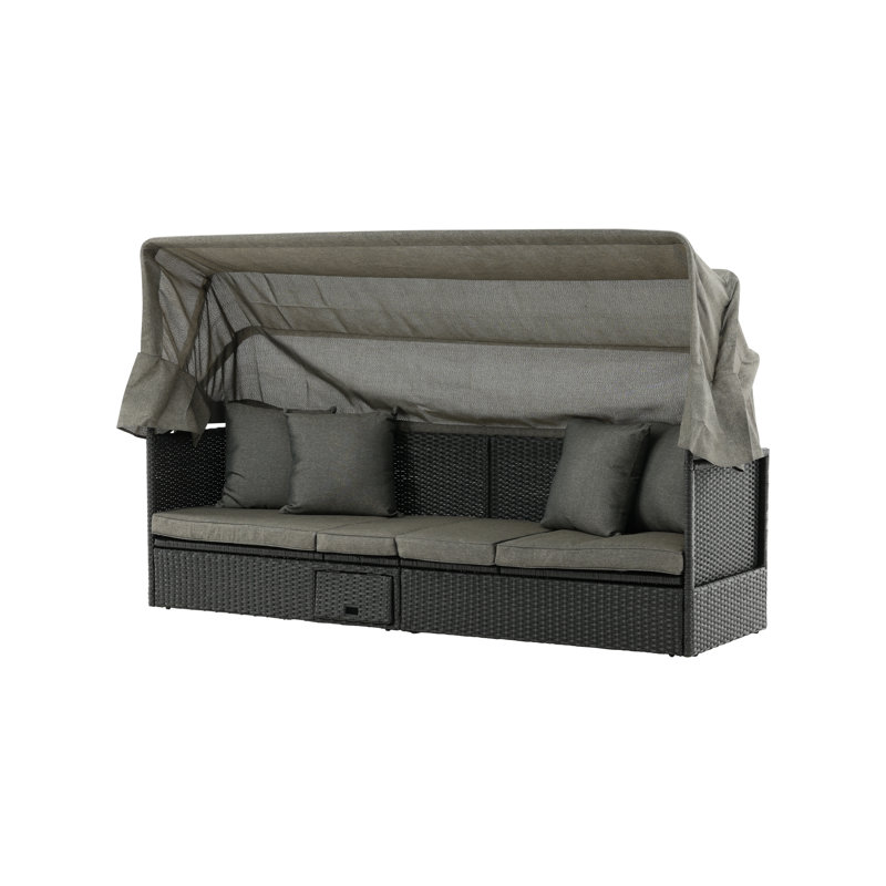 Kanode 60cm Wide Metal Patio Daybed