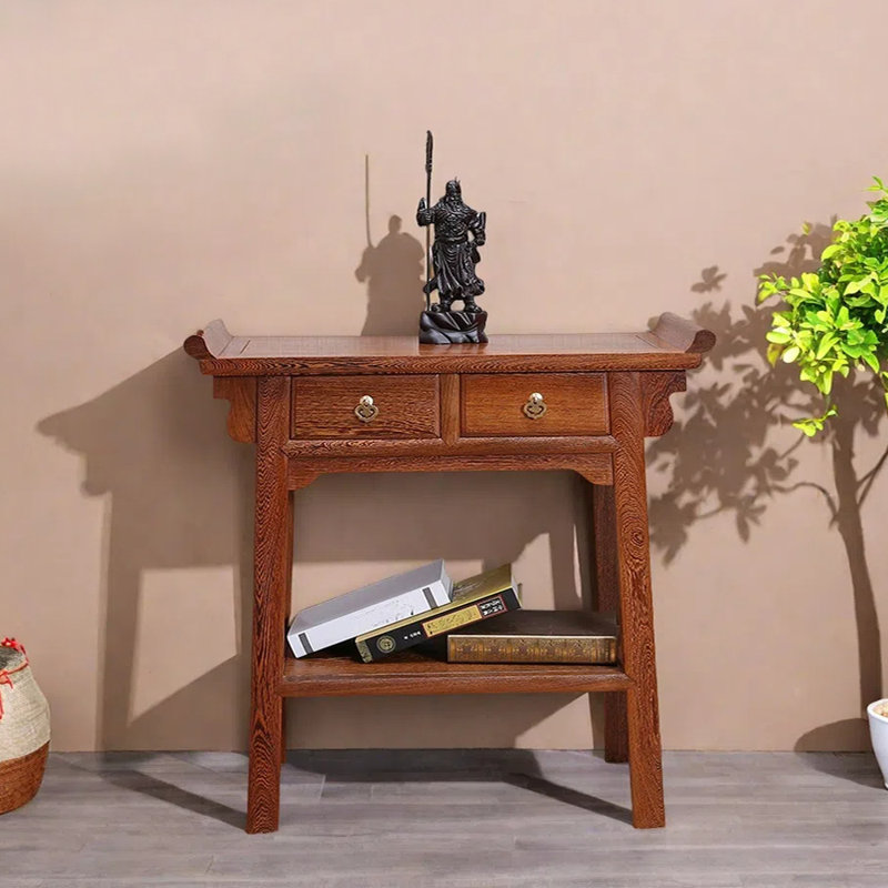 New Chinese Style Console Table, 35.4" H x 42.5" W x 13.8" D