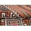 Tapis rustique kilim 5 x 7 avec motifs géométriques complexes