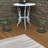 Round Glazed Ceramic Flower Pot Saucer Set of 2 - Fits 7" Planters - Gray-875224825-875224824