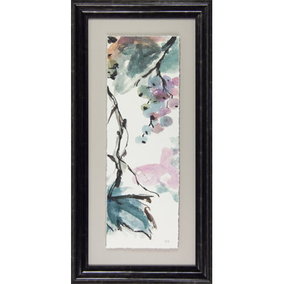 Pastel Grape Panel II by Chris Paschke - Picture Frame Painting Set on Canvas