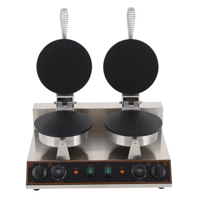 Waffle Cone Maker with Temp Control, Ice Cream Cone Maker
