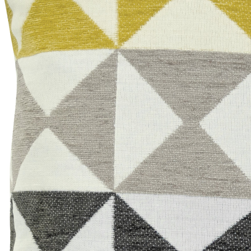 Urban Loft Geometric Feather Throw Pillow