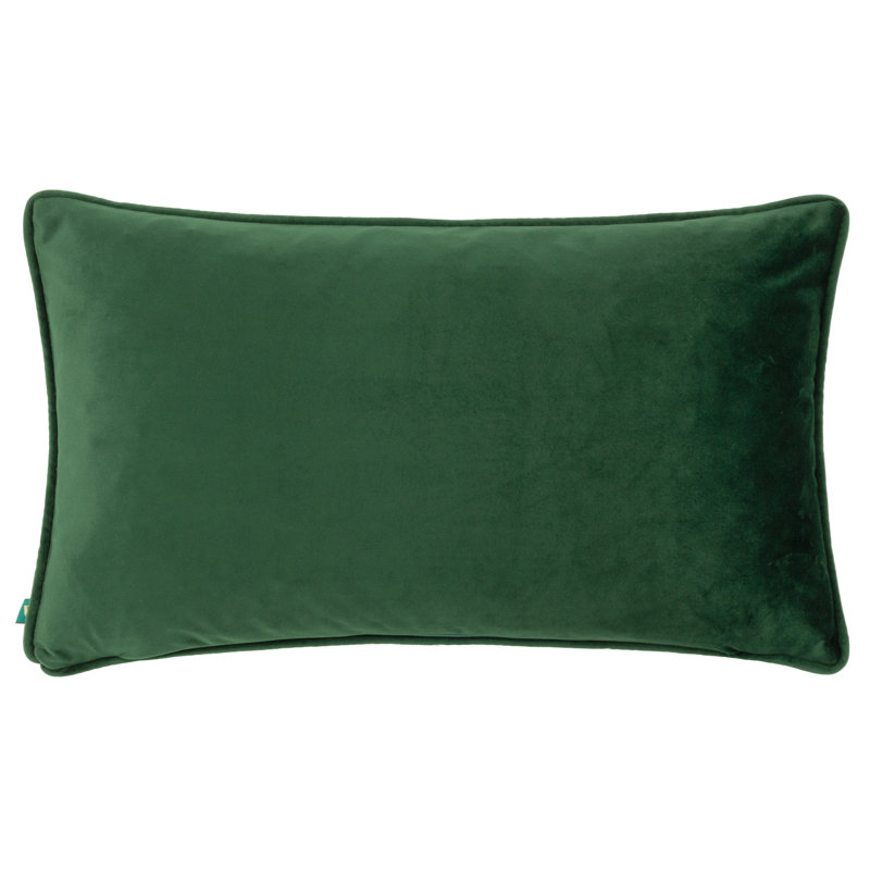 Alexxus Psitta Floral Green Rectangular Throw Cushion