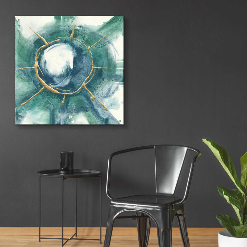 "La roue du dôme II" par Chris Paschke, H 36 po x l 36 po x P 0,2 po