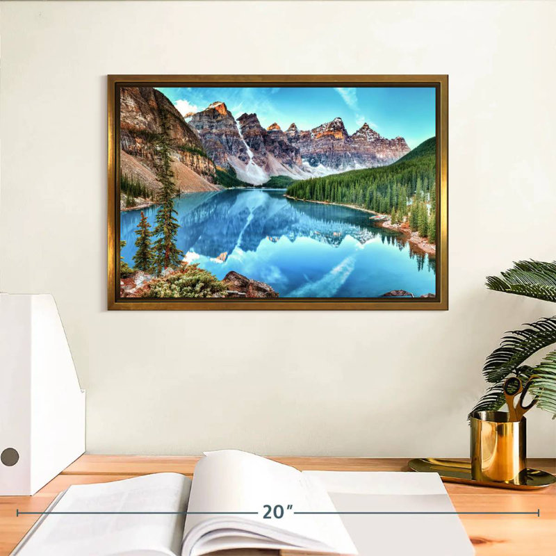 Parc national, Cadre flottant doré, 13 po x 9 po