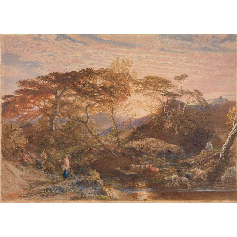 "Sabrina" par Samuel Palmer - Art sur toile tendue avec châssis, H 24 po x l 17 po