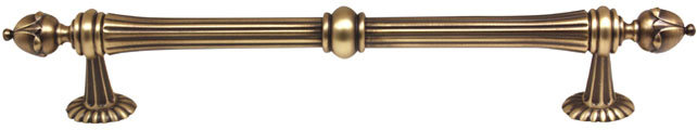 Ornate Appliance Pull, Antique English Matte, 8"
