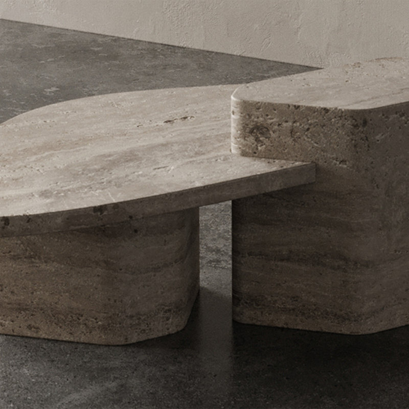 Table basse Roman Travertine