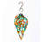 Leedell Glass Hanging Hummingbird Feeder