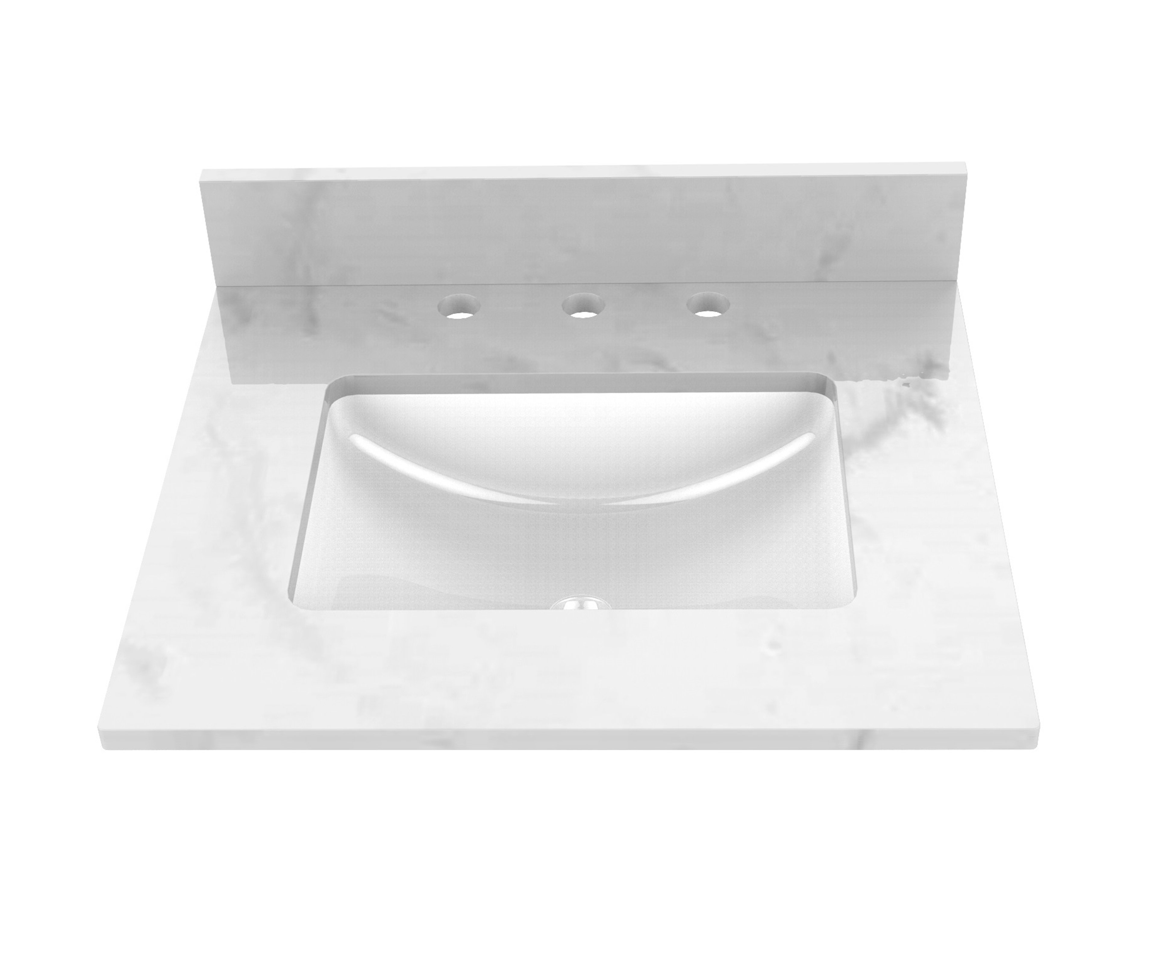 Winette 25" Single Bathroom Vanity Top with Sink & Reviews | Wayfair