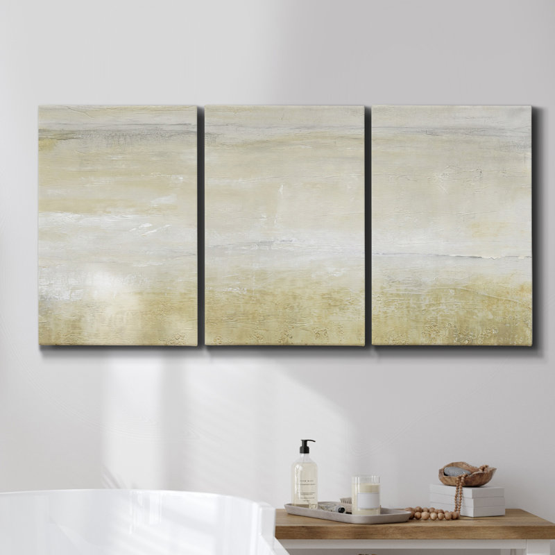 Coastal Views V, reproduction encadrée sur toile 3 pièces