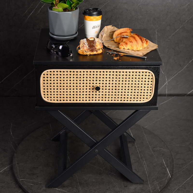 Honebein 50.2 cm W Bedside Table