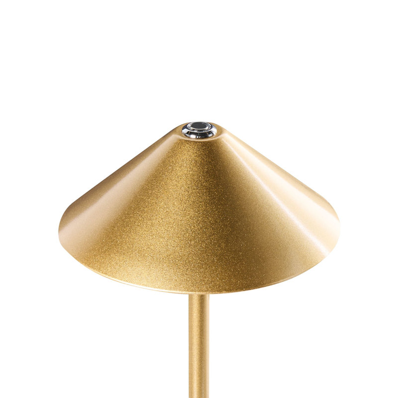 Aluminium Table Lamp, Gold