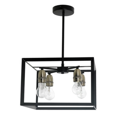 4 - Light Square/Rectangle Chandelier
