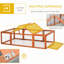 Grand refuge pour lapin en bois PawHut