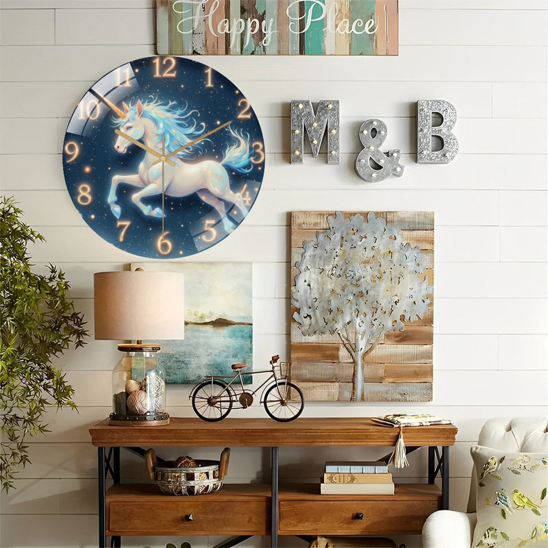 Horloge murale Unicorn