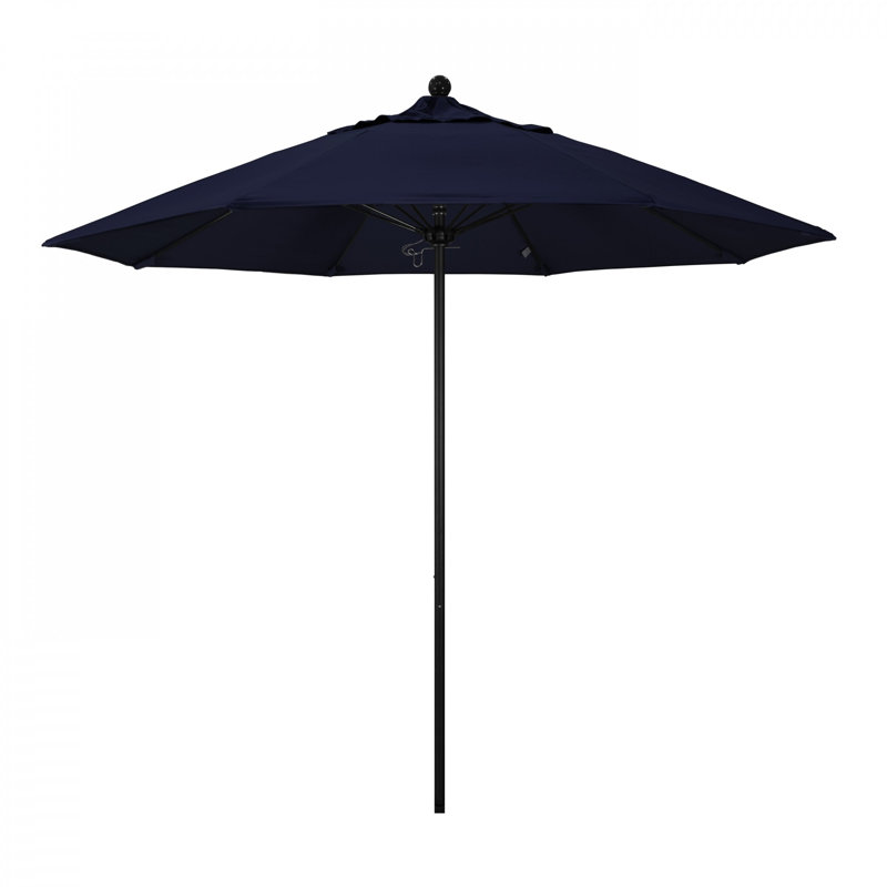 Parasol de marché 9 pi Sinclair, Toile performance bleu marine
