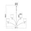 Danes 9 - Light Shaded Chandelier