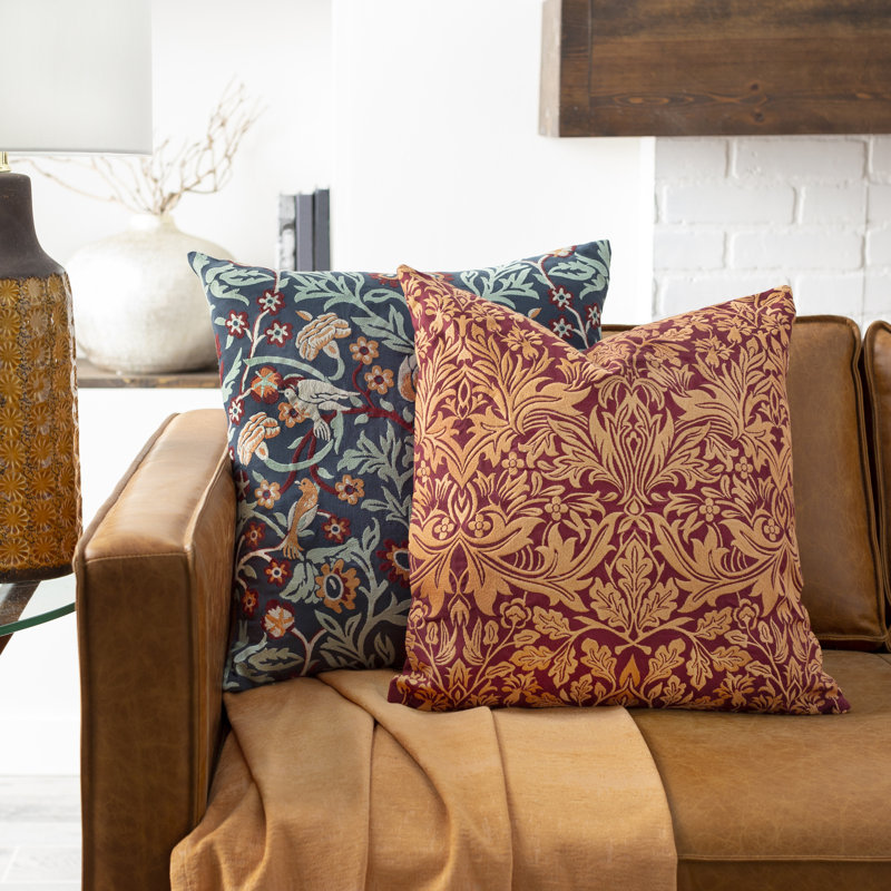 Shelter Cotton Throw Pillow, 18" x 18", Down