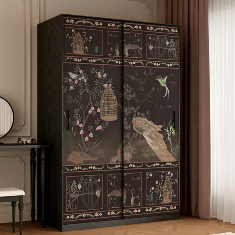 Garde-robe moderne moderne, Noir