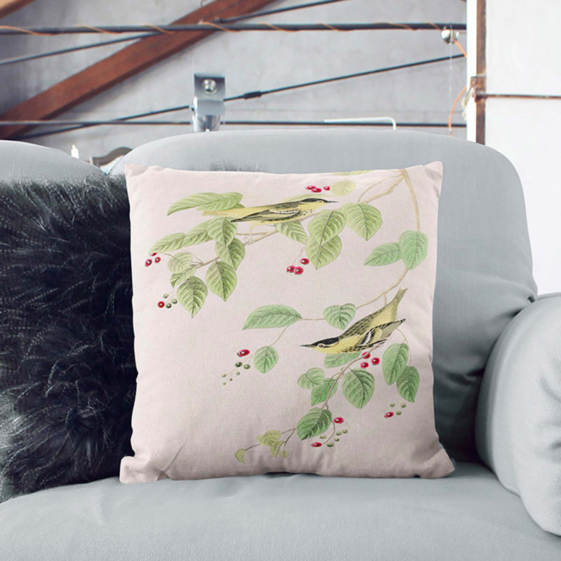 Square Throw Cushion, White, 40cm H x 40cm W x 15cm D
