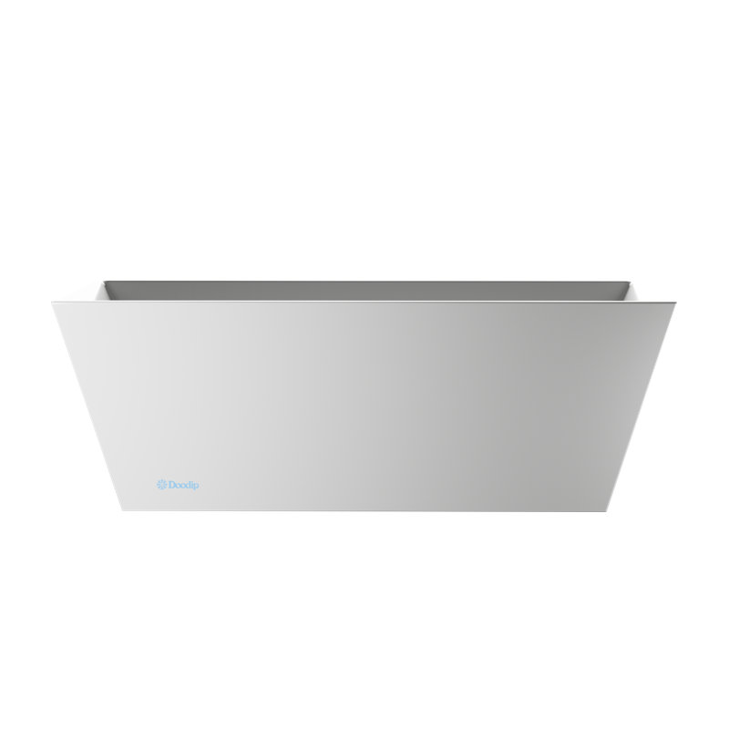67 In. 1-Person Standard Cold Plunge Ice Bath Tub With 1 HP High-Performance Chiller And Insulated Cover In White
