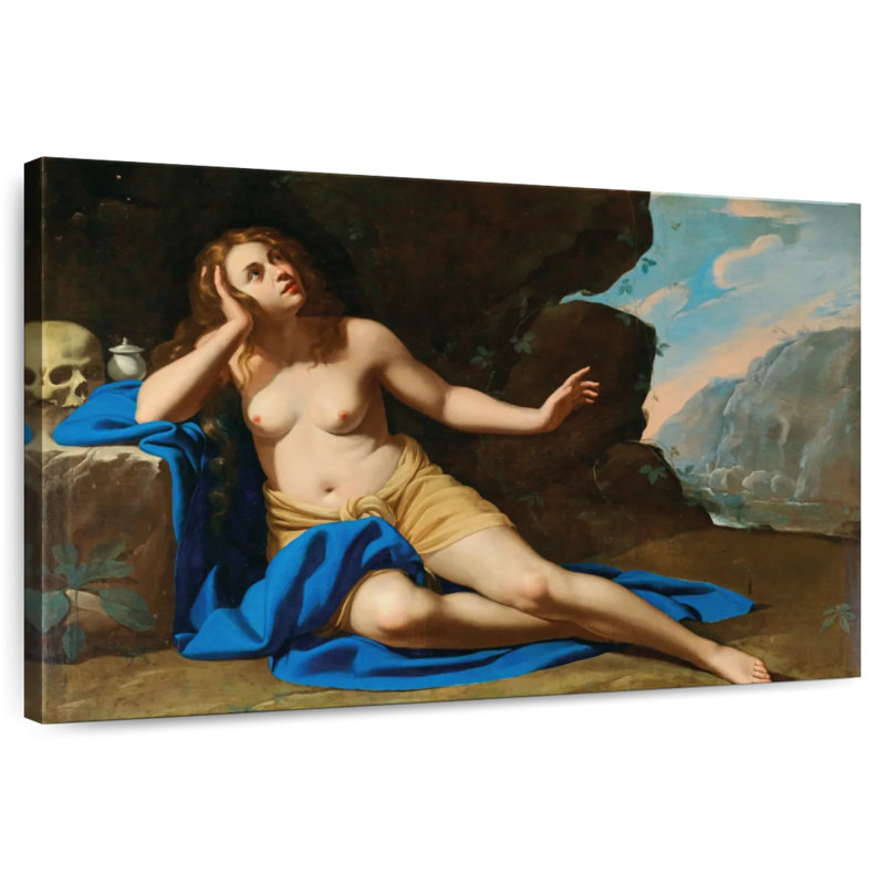 Adella Mary Magdalene In Ecstasy 1654, 8" H x 12" W